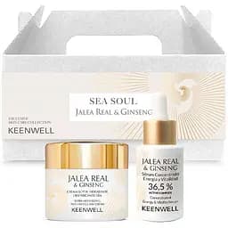Набор для лица Keenwell Sea Soul Jalea Real восстанавливающий: крем + сыворотка