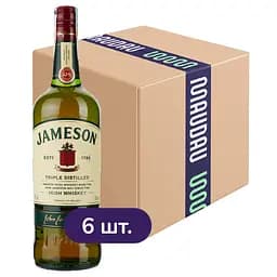 Упаковка виски Jameson Irish Whiskey 40% 6 л (1 л x 6 шт.)