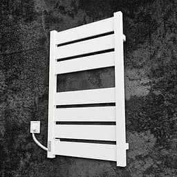 Електрична рушникосушарка Kosser Волс 800x500 EL тайм. білий ДВЛ01ELW, Білий матовий, Ліве