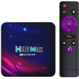 Смарт-ТВ Smart TV Box Android H96 4/64 Gb MAX V11, медіаплеєр IPTV