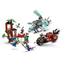 Конструктор LEGO Ninjago Автомобільна битва ніндзя біля будинку на дереві 642 деталі (71857) - мініатюра 4
