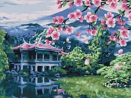 Картина по номерам на подрамнике Brushme Дыхание Японии