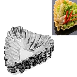 Форми для випікання кошиків кексів і тарталеток у вигляді трикутника (10 шт.), Master Class Сірий 82193