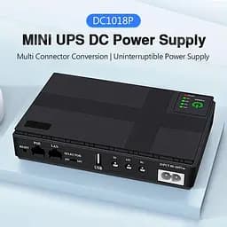Безперебійник UPS для WI-Fi роутера 10400maH підтримує 5/9/12V (до 10 годин роботи) - мініатюра 9
