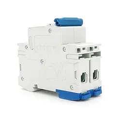 Автоматичний вимикач постійного струму CHNT NB1-63DC 2P C10 DC500V, 10A, 6kA, DIN, 86*36*49.5mm - мініатюра 3