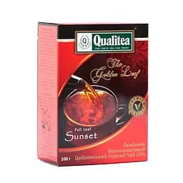 Чай Кволіті великий лист чорний стандарт Sunset 100 г