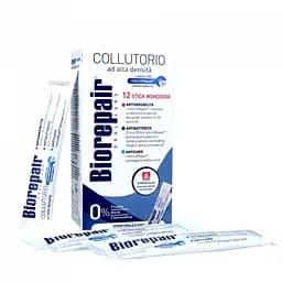 Ополіскувач Biorepair Plus Професійний захист та відновлення, 144 мл (12 стіків по 12 мл)