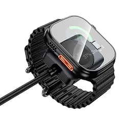 БЗП Hoco CW66 PD100W+iWatch 2-in-1 charging cable Black - мініатюра 5