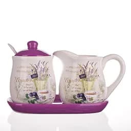 Набір Banquet молочник та цукорниця на підставці Lavender (60ZF1082-A)