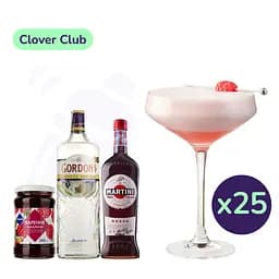 Коктейль Clover Club (набір інгредієнтів) х25 на основі Gordon's