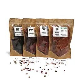 Джерки Meatvill мiкс 4 в 1 класичнi крафт 400 г