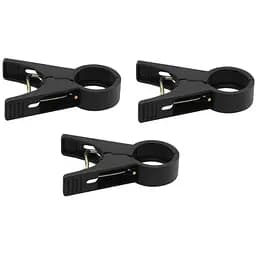 Зажимы для фиксации растений Bradas 20 мм, 10 шт, BLACK (TYK20BK/10)