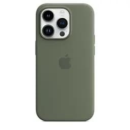 Силіконовий чохол CasePro Silicone Case з MagSafe Olive для iPhone 14 Pro - мініатюра 3
