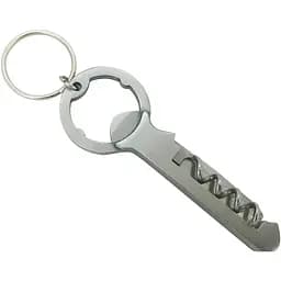 Брелок-ніж-штопор Munkees 3456 SS Corkscrew Сріблястий - мініатюра 2