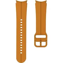 Ремешок для Samsung Galaxy Watch 5 40mm - желто-горчичный ширина крепления 20мм силикон размер L Watchbands Five Classic (W10-9WB66250038)