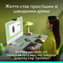 Комп'ютерна мишка Logitech POP Mouse With Emoji Bluetooth Graphite (910-007412) - мініатюра 4