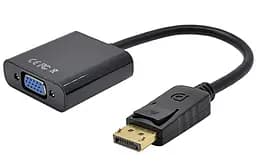 Конвертор-перехідник з Display Port (тато) на VGA (мама) 30cm