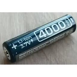 Літій-іонний акумулятор із захистом Rablex 18650 4000 mAh (Li-ion) 3.7 V Original - мініатюра 6