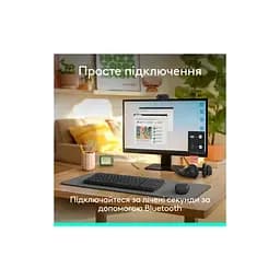 Комплект Logitech MK250 Bluetooth/Wireles UA Graphite (920-013823) - мініатюра 2