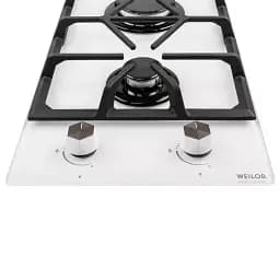 Поверхня газова Domino на склі Weilor GG 304 WH - мініатюра 5
