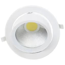 Світильник стельовий LED Brille 32-186 LED-168/30W CW WH врізний - мініатюра 2