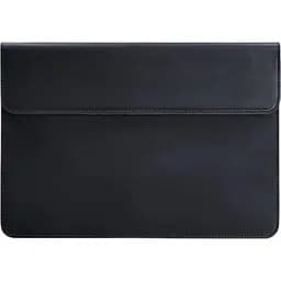 Кожаный чехол-конверт BlankNote Crazy Horse на магнитах для MacBook 15 дюймов Синий