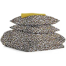 Комплект постільної білизни Cosas Leopard CS2 Полуторний бежевий (LeopardPattern_94Marmalade_160)