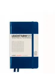Блокнот Leuchtturm1917 Кишеньковий, темно-синій, клітинка (342919) - мініатюра 1