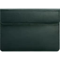 Кожаный чехол-конверт BlankNote на магнитах для ноутбука универсальный Зеленый