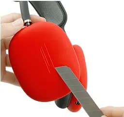 Чохол-накладка DK Silicone Candy Friendly для Apple AirPods Max 1/2 (red) - мініатюра 4
