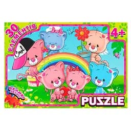 Детский пазл "Котики" Jumbi RI17092113, 30 больших элементов