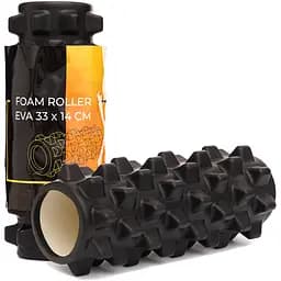 Масажний ролик Cornix EVA 33 x 14 см (валик, ролер) XR-0325 Black