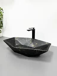 Умивальник VBI Venezia S marble matt накладний VBI-012403, Мармур - мініатюра 3