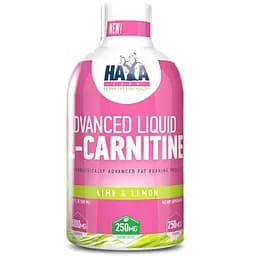 Жиросжигатель Haya Labs Advanced Liquid L-Carnitine 1000 мг, 500 мл Лайм-лимон