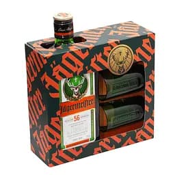 Набір: Лікер Jagermeister 35% 0.7 л з двома шотами баугауз 40 мл (642934) - мініатюра 3