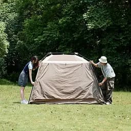 Чотиримісний намет з навісом Naturehike Village CNK2300ZP022 великий (Коричнева) - мініатюра 5