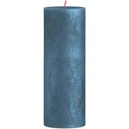 Свічка Bolsius Рустік Shimmer стовпчик 190x68 мм синя (656860)