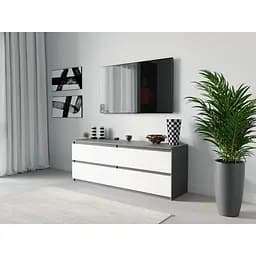 Тумба Moreli ST-223 1400x530x400 мм антрацитовий білий (zg-st223-antracit-white)