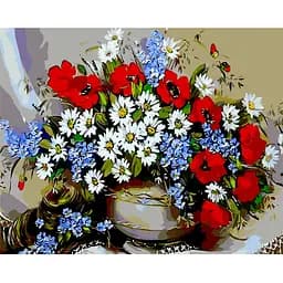 Картина за номерами ZiBi Art Line Польовий букет 40х50 см (ZB.64127)