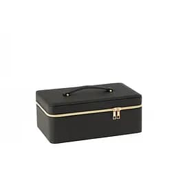 Шкатулка для прикрас J-Line з еко-шкіри чорна (46557)