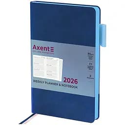 Щотижневик Axent 2026 Partner Soft Muse 125 x 195 мм синій (8527-26-3-A)