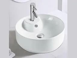 Умивальник Newarc Countertop 41x41 білий 5017W NEW, Білий - мініатюра 2