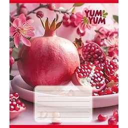 Зошит учнівський "Фрукти" Leader 036-580143L-3 в лінію, 36 аркушів