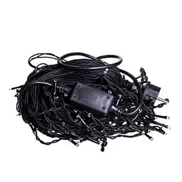 Вулична гірлянда Бахрома GarlandoPro 12 м 200 LED чорний дріт Синій 12MBBL - мініатюра 4