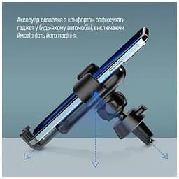 Універсальний автотримач ColorWay Metallic Gravity Holder 3 Black (CW-CHG14-BK) - мініатюра 8