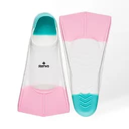 Короткі ласти для тренування в басейні Renvo Frio із закритою п'ятою різнокольоровий розмір 24-26 (SF100-65 24-26)