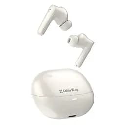 Навушники бездротові Earbuds TWS 1, Beige ColorWay teh0020128 - мініатюра 6