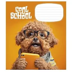 Зошит учнівський Школярик Cool School 012-3307L-5 в лінію 12 аркушів 