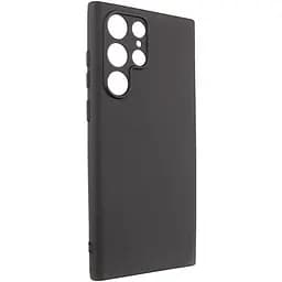Чохол TPU Getman Liquid Silk Full Camera для Samsung Galaxy S24 Ultra Чорний / Black - мініатюра 2