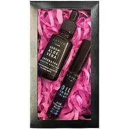 Набір Mayur Догляд за обличчям та віями: сироватка-активатор 30 мл + олія активатор росту для вій та брів 12 мл